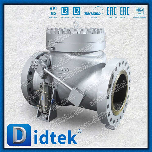 Didtek API6D Full Open Non Slam Swing Check Valve With Counterweight