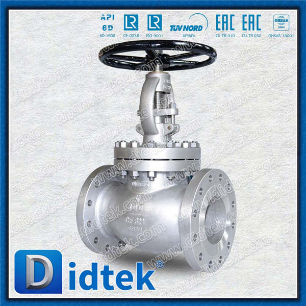 Didtek Chemical Industry SS CF8M 316 Hand Wheel Globe Valve 