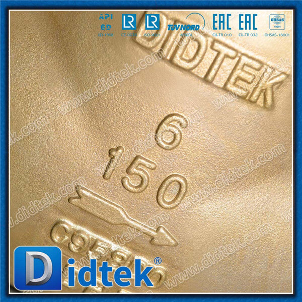 Didtek B148 C95800 Body Swing Check Valve With C95800+NBR Disc