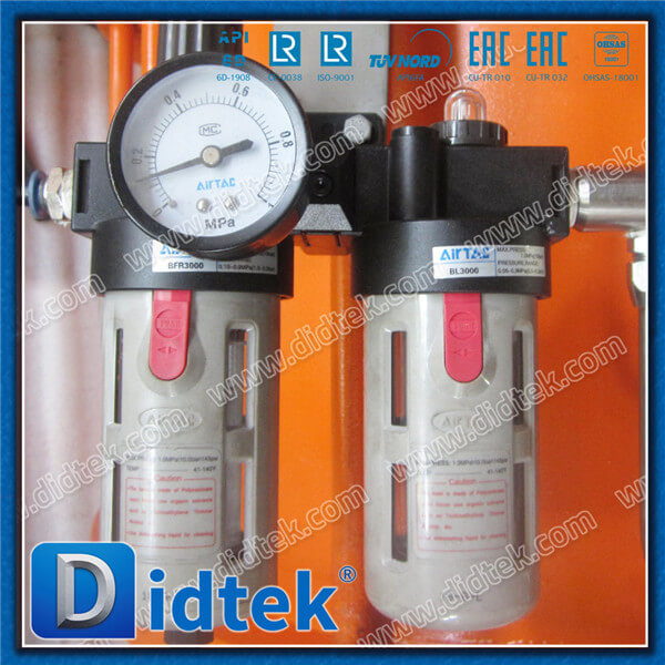 Didtek Industrial Pneumatic Double Acting BW 10" 900LB Gate Valve