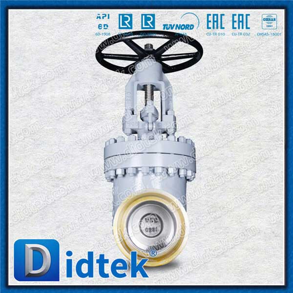 Didtek Butt Weld Carbon Steel WCB 8'' 600 Gate Valve