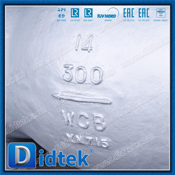Didtek Paper Industry 14" 300LB WCB Globe Valve